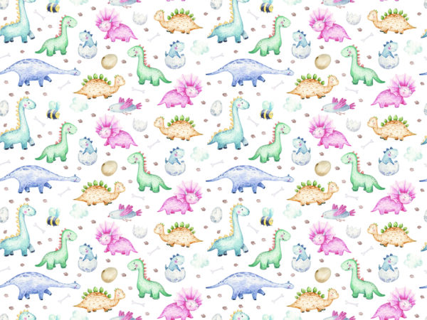 Papier peint Dinosaures mignons
