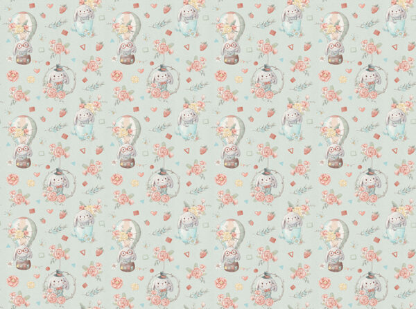 Papier peint Lapins mignons