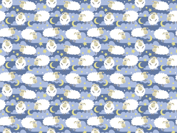 Papier peint Mouton duveteux