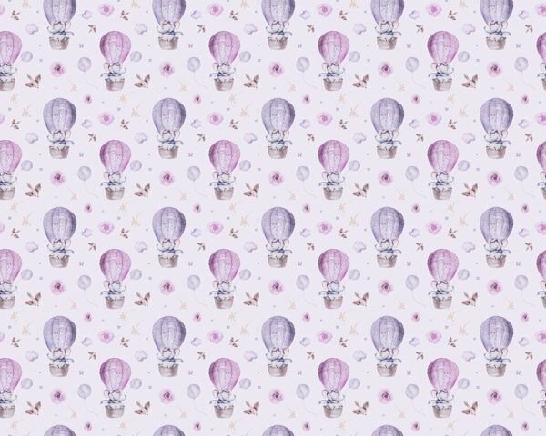 Papier peint Éléphant dans un ballon