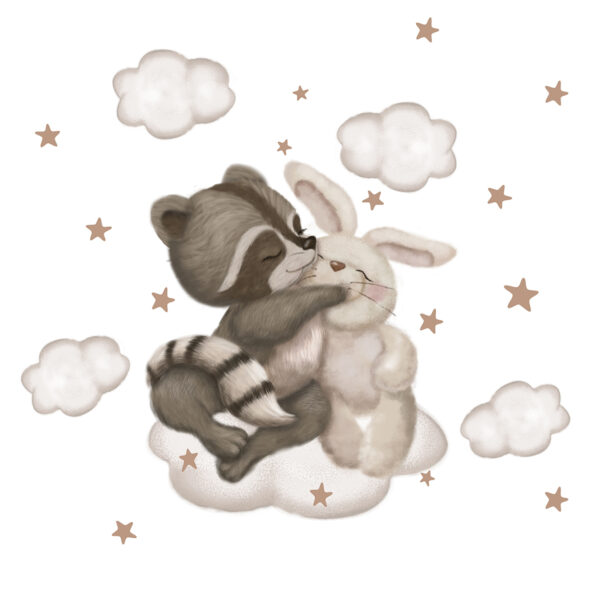 Papier peint Amis sur le Cloud