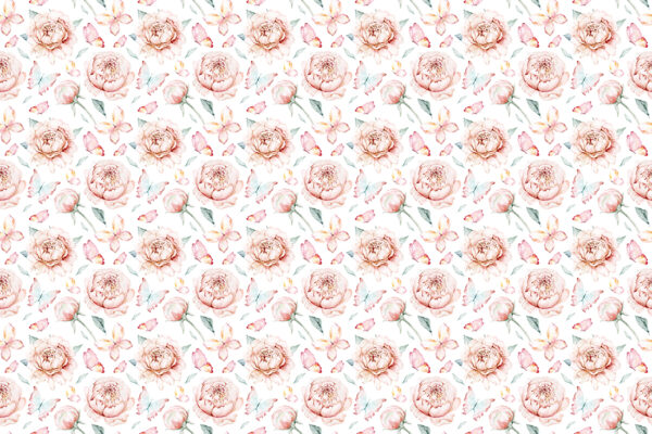 Papier peint Bourgeons de pivoine