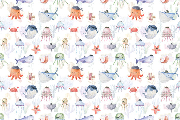 Papier peint Pirates sous-marins