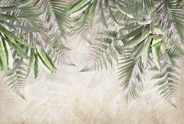 Papier peint Feuilles luxuriantes