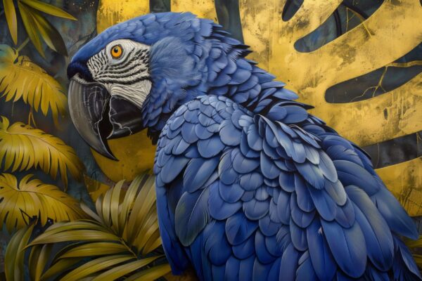 Papier peint Élégance bleue