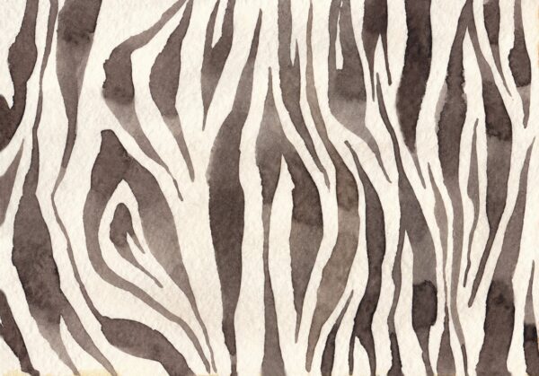 Papier peint Texture zèbre brune