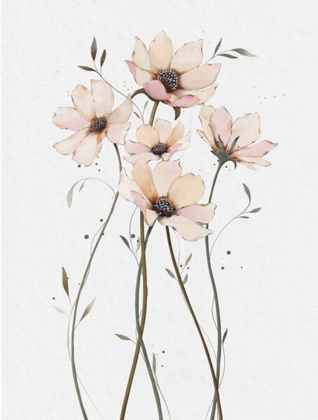 Papier peint Composition florale