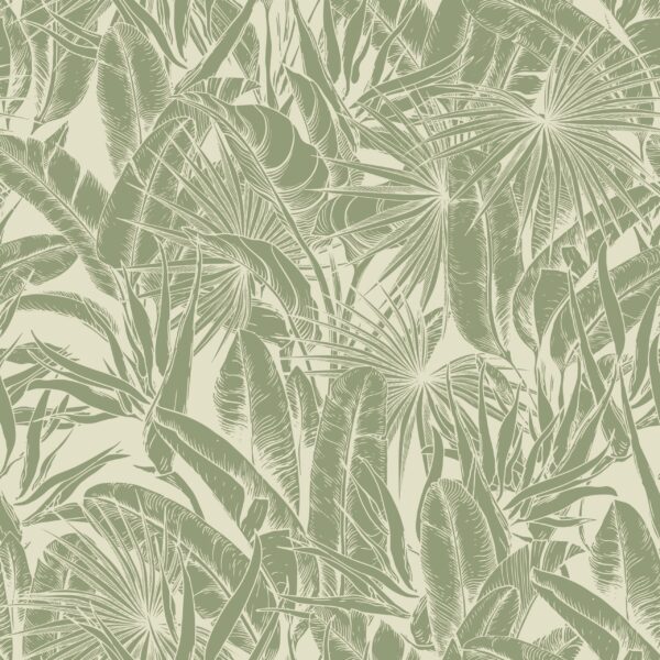 Papier peint Paradis vert