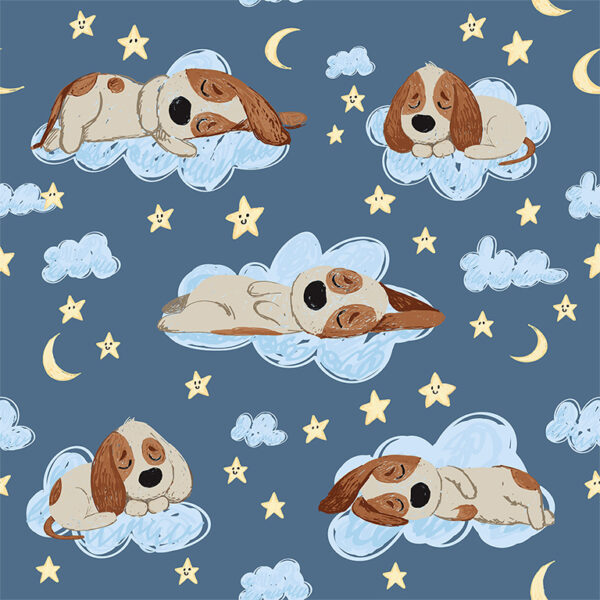 Papier peint Chiens endormis