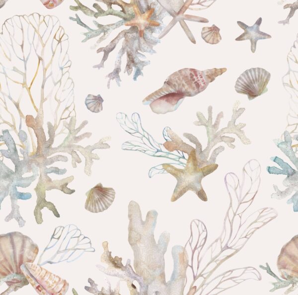 Papier peint Terre de l'Océan