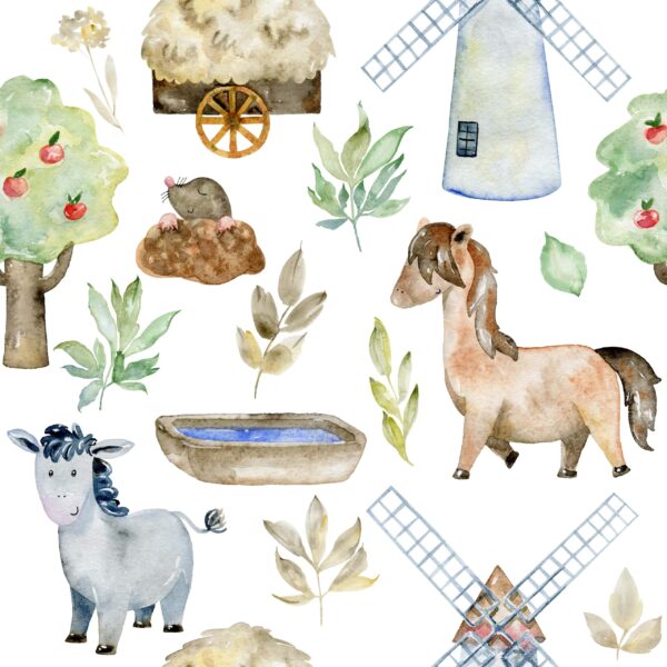 Papier peint La ferme enchantée