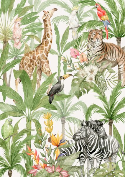 Papier peint Odyssée tropicale