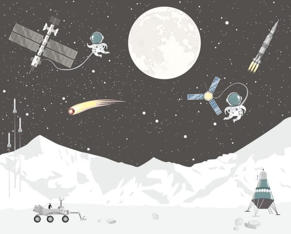 Papier peint Conquêtes spatiales