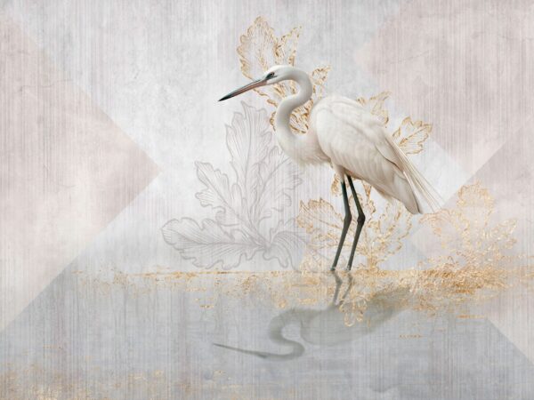 Papier peint Élégance blanche