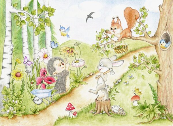 Papier peint Pack d'animaux de compagnie