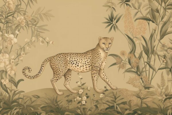 Papier peint Jardin du Guépard