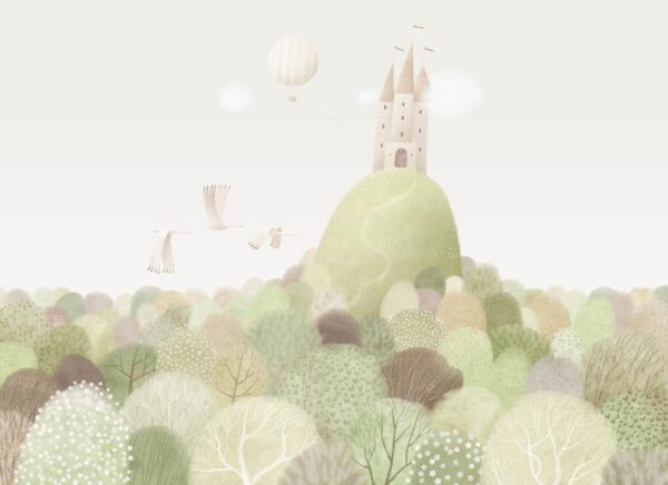 Papier peint Bosquet enchanté