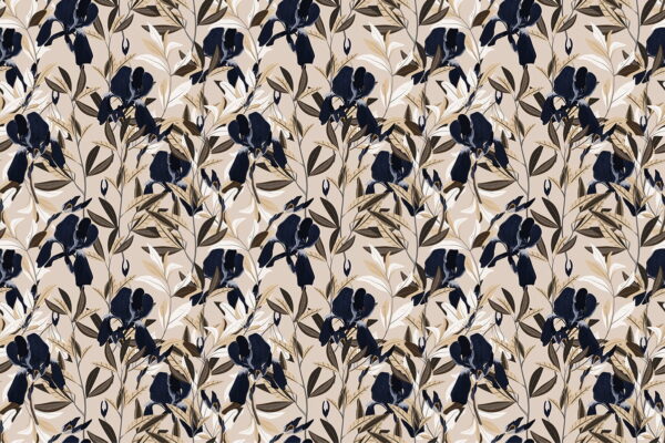 Papier peint Iris élégants