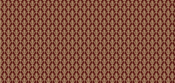 Papier peint Rouge baroque royal