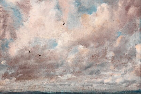 Papier peint Nuages duveteux