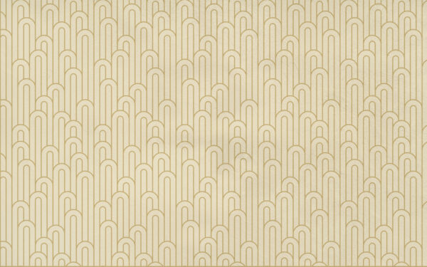 Papier peint Arches dorées