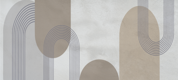 Papier peint Béton moderne à motif géométrique