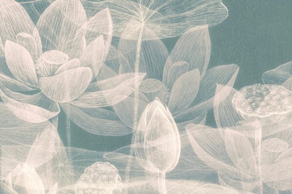 Papier peint Profondeur florale