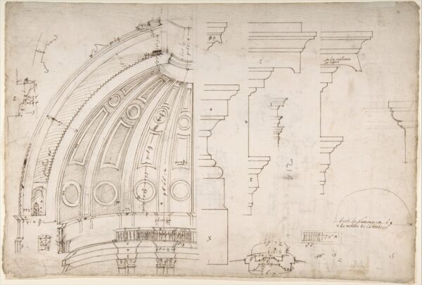 Papier peint Croquis architectural