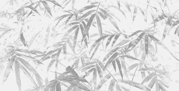 Papier peint Bambou gris