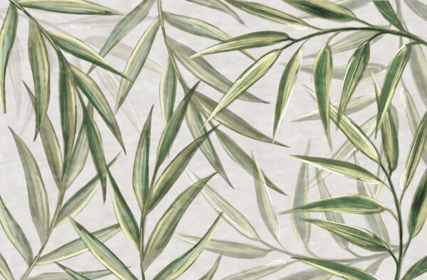 Papier peint Feuilles de bambou