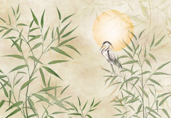 Papier peint Jardin de bambous