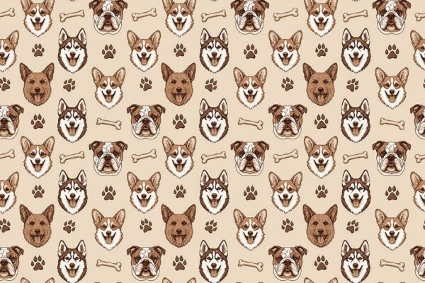 Papier peint Équipe de chiens