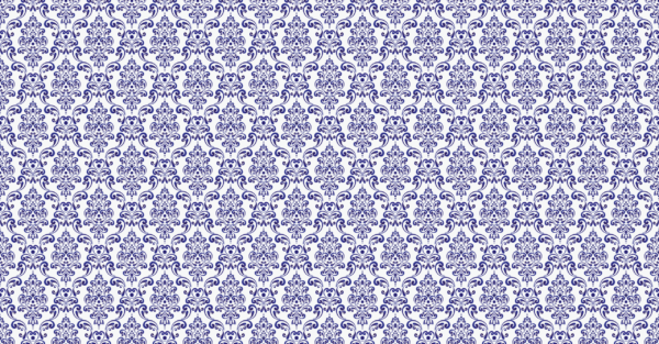 Papier peint Bleu baroque