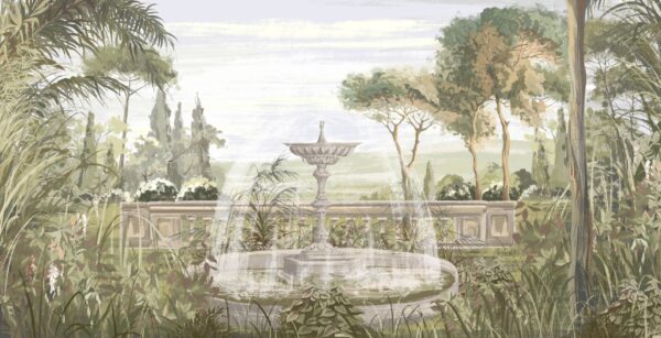 Papier peint Jardin italien