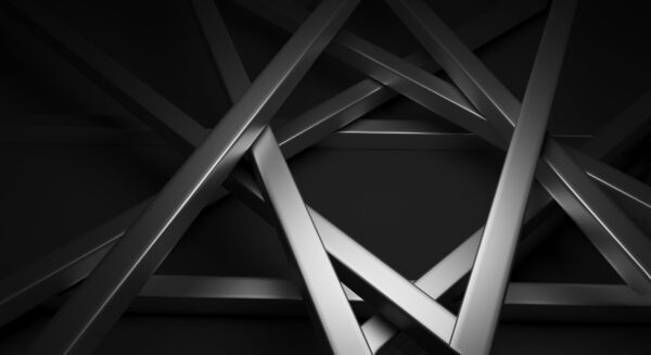 Papier peint Construction noire