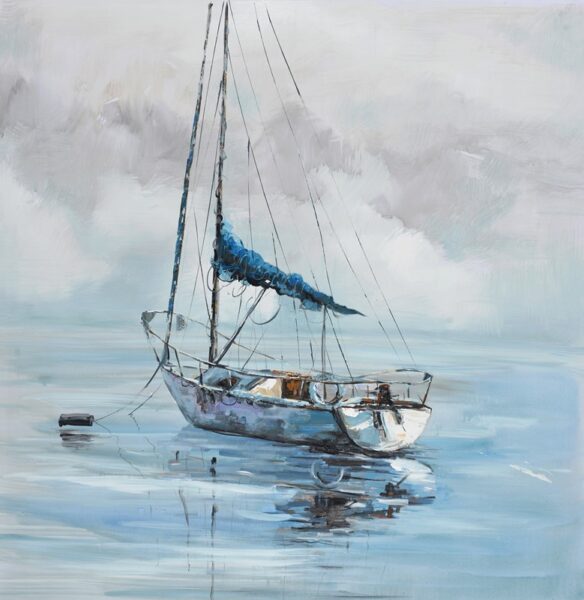 Papier peint Bateau à la dérive