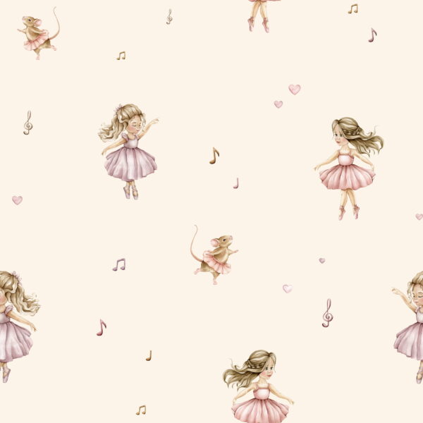 Papier peint Petite ballerine