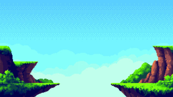 Papier peint Plateformes Pixel Cloud