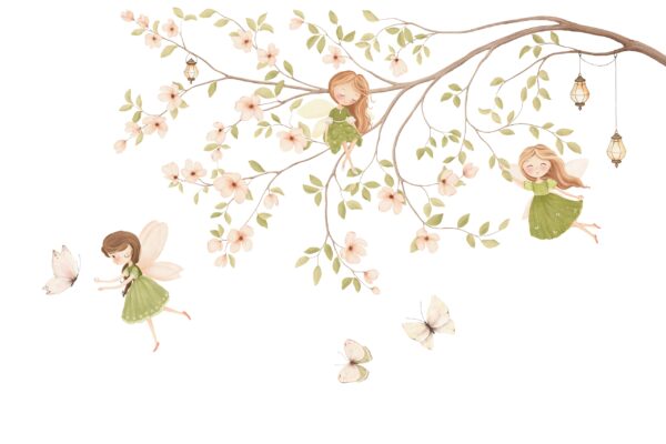 Papier peint Le monde féerique des fées