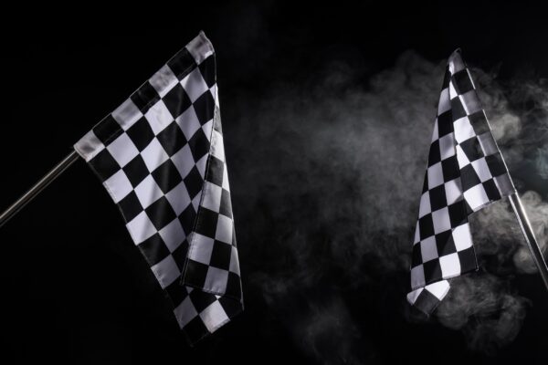 Papier peint Drapeau de course